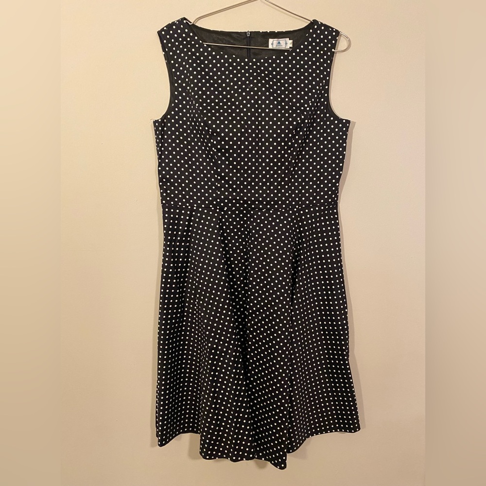 Vintage style polka dot dress by Zapaka size xl